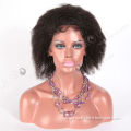 Natural looking 100 human hair african american afro wigs